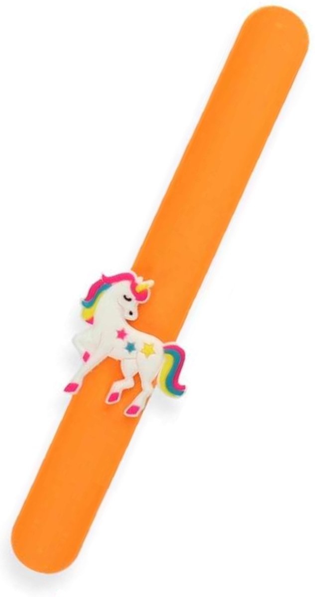 Eenhoorn Klaparmband | Lightfight   | Armband Oranje